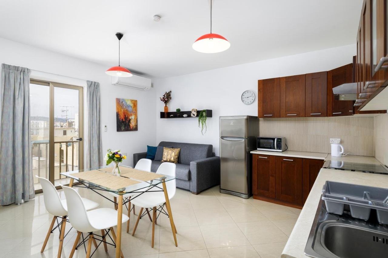 Hilltop Apartments - Stylish Comfort Living Close To The Sea, Bugibba San Pawl il-Baħar Eksteriør billede